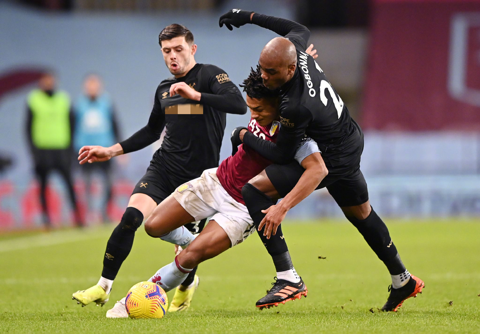 在足球比赛 在足球比赛